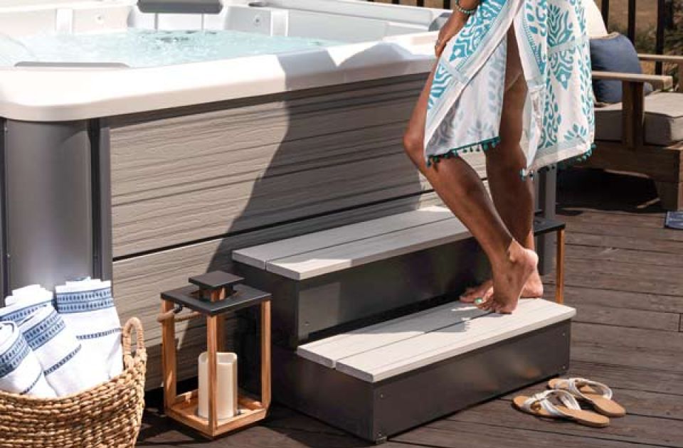 hot tub showroom