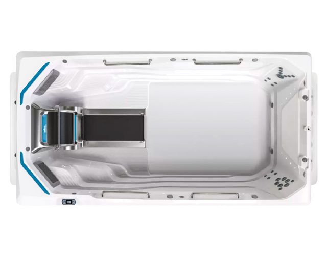 E550 swim spa from above