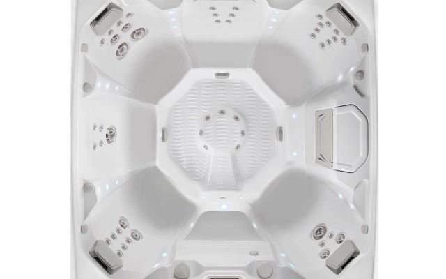 Pulse hot tub from above