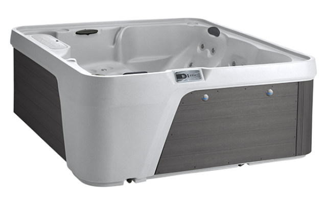 Arctic White Shell, Charcoal Cabinet