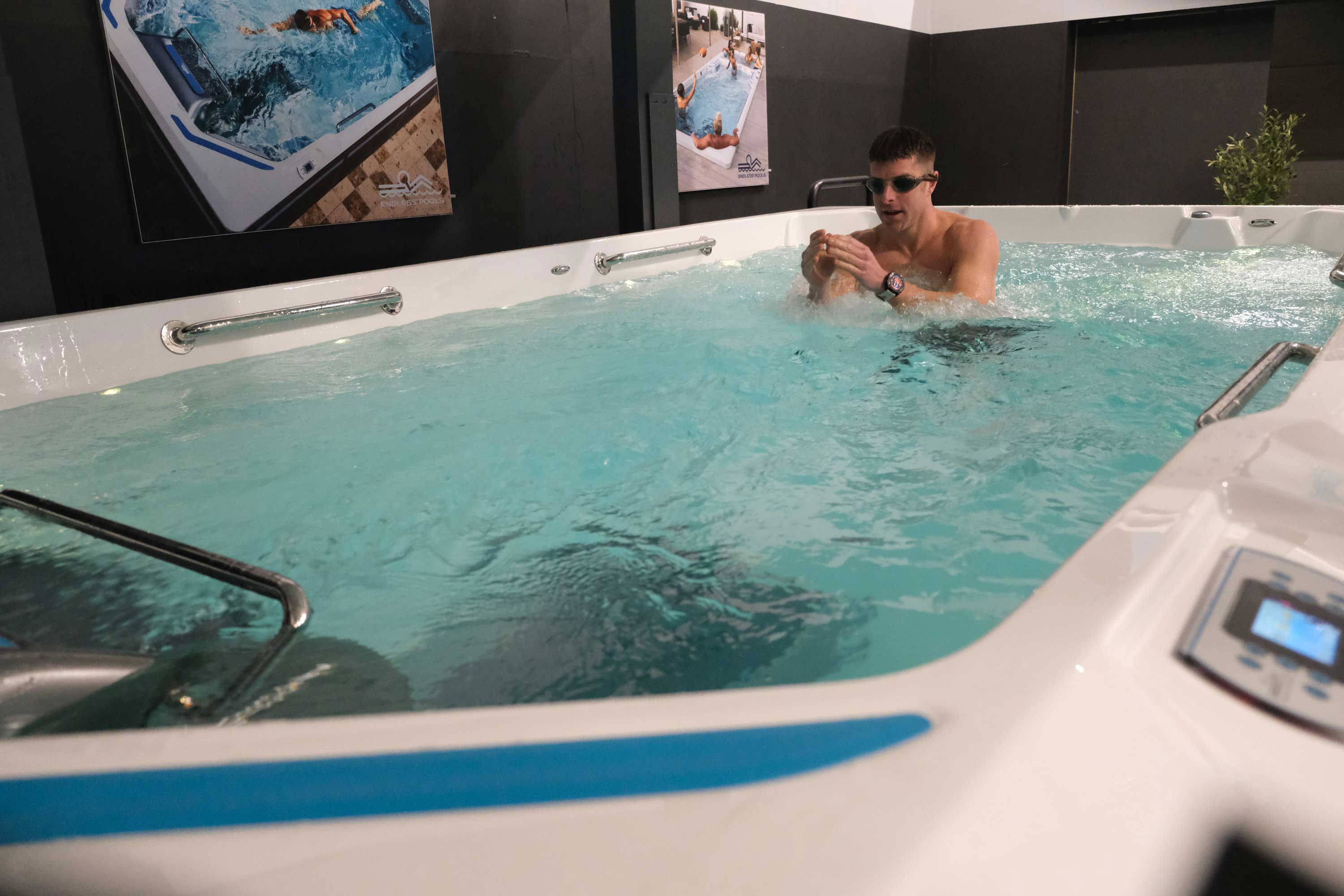 Wet Testing A Swim Spa