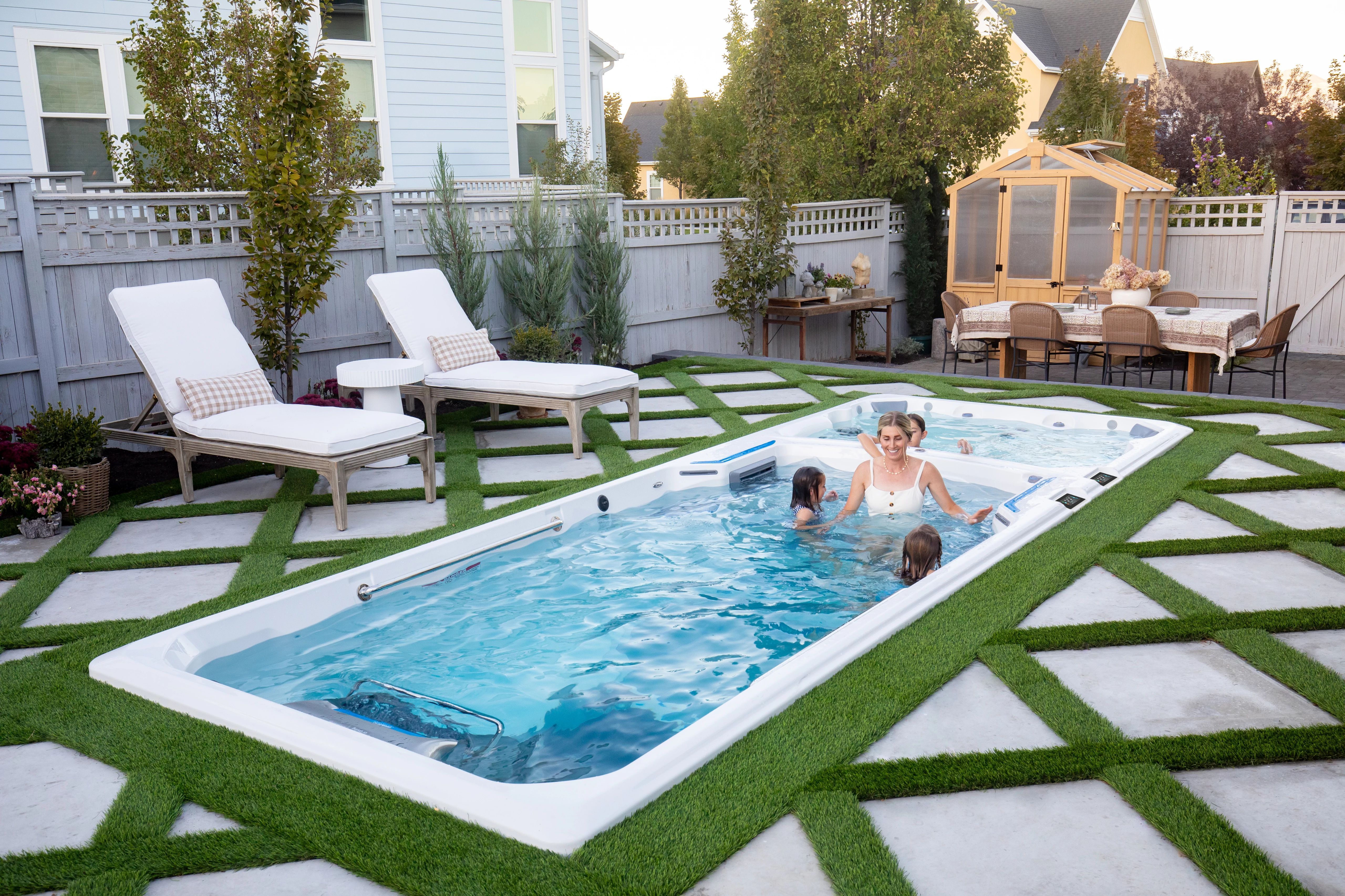 Fully Sunk Swim Spa