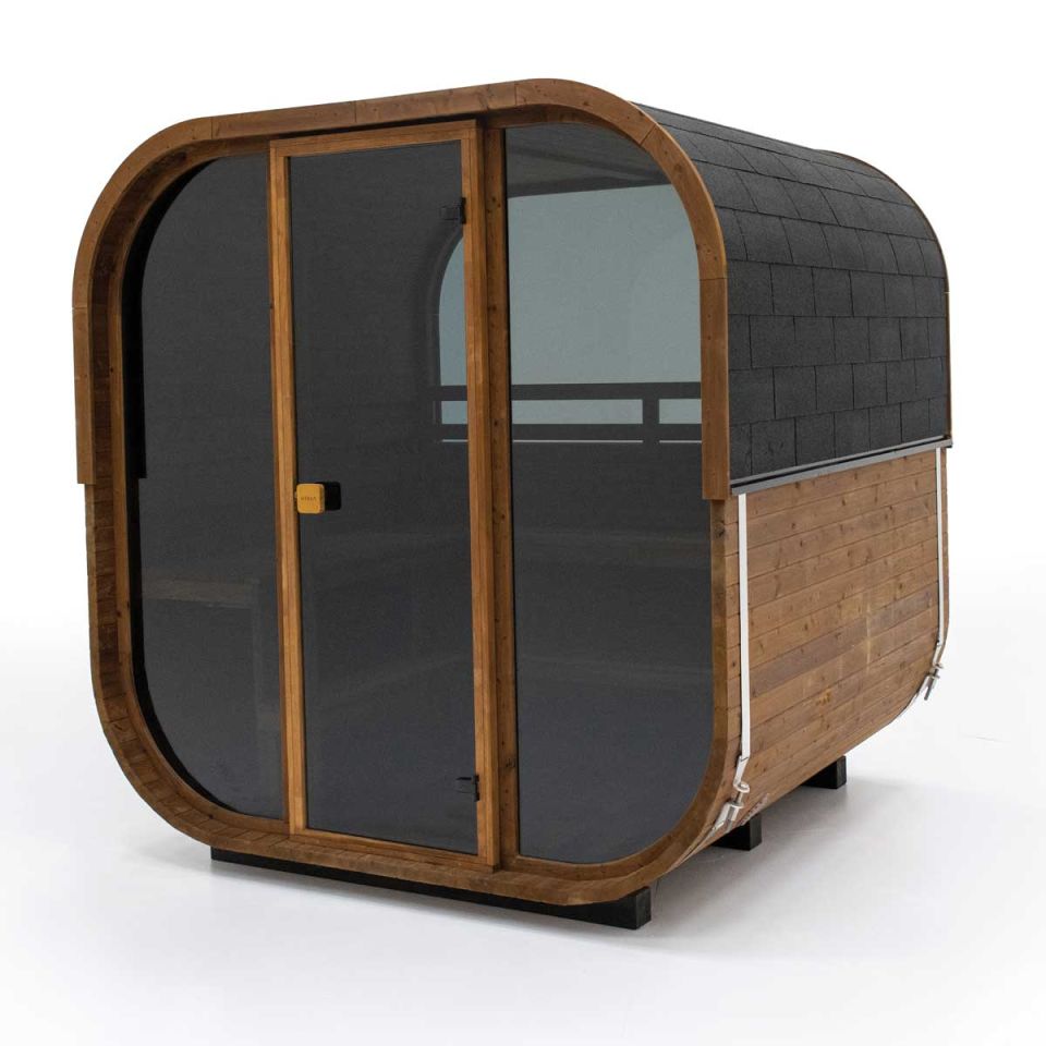 A hekla cube 250 outdoor sauna