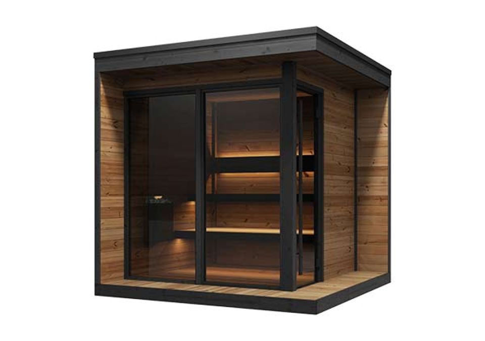 A Yakia 400 L outdoor sauna
