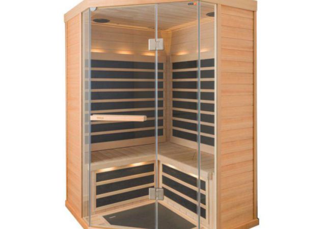 A Tylö infrared sauna cabin
