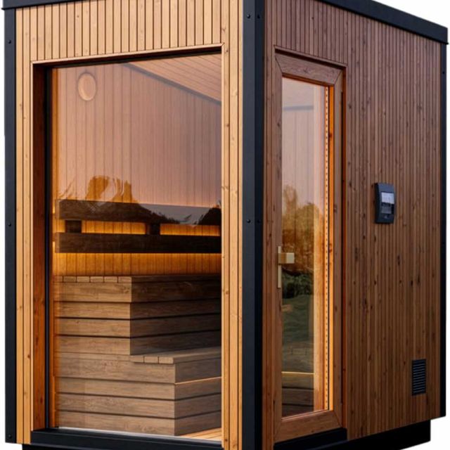 A Yakia Ultima S outdoor sauna
