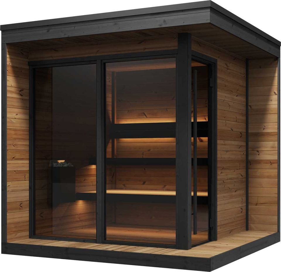 A Yakia 400 L outdoor sauna