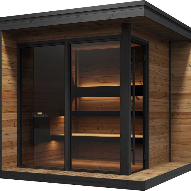 A Yakia 400 L outdoor sauna