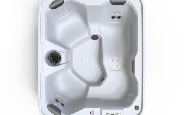 freeflow hot tub in sand brown