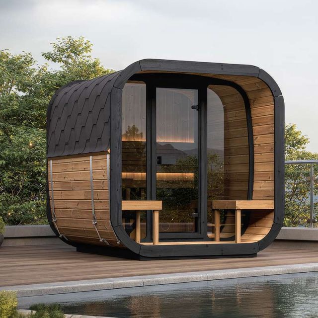 barrel sauna