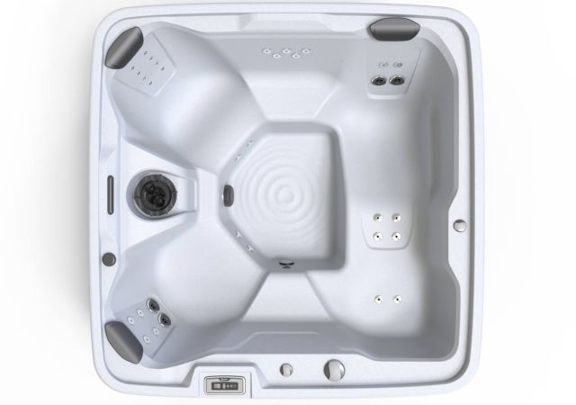 Overhead shot of FreeFlow Excursion hot tub