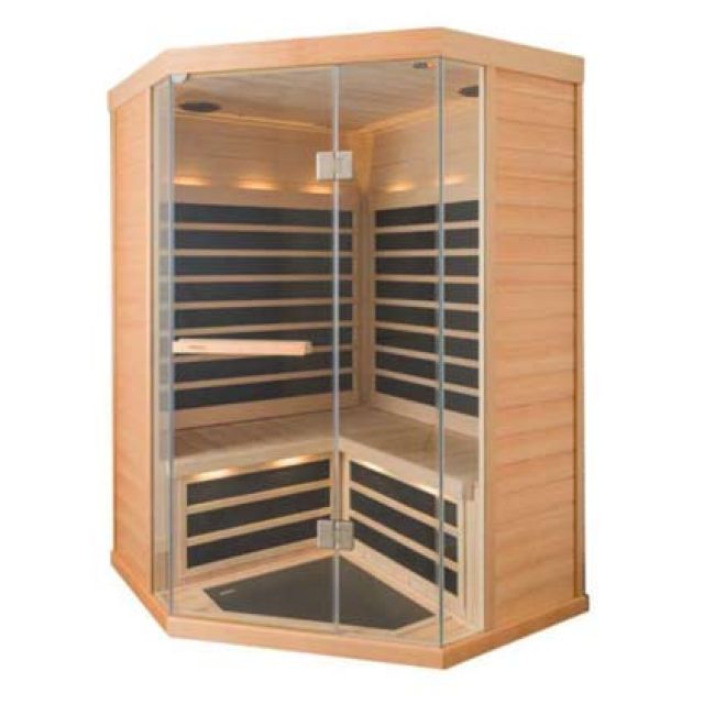 A Tylö infrared sauna cabin