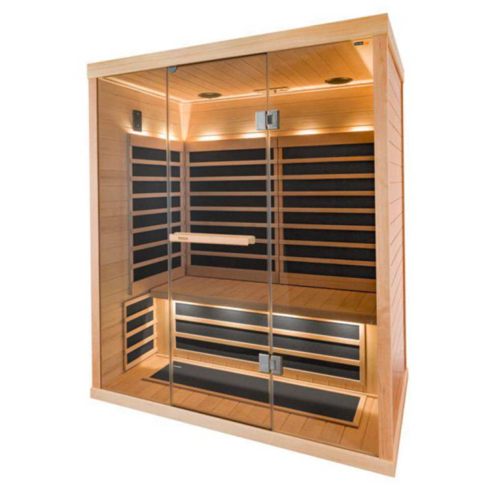 A Tylö infrared sauna cabin