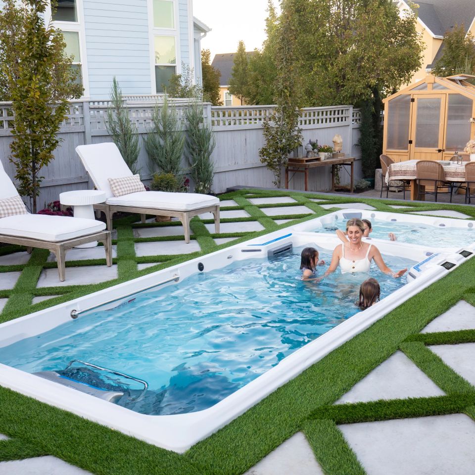 Fully Sunk Swim Spa