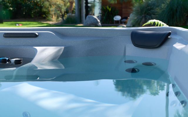 Overhead shot of FreeFlow Excursion hot tub