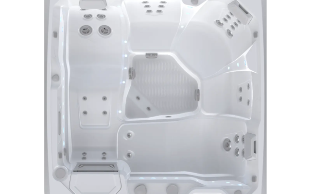 Flair hot tub from above