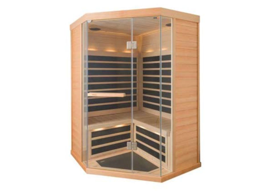 A Tylö infrared sauna cabin