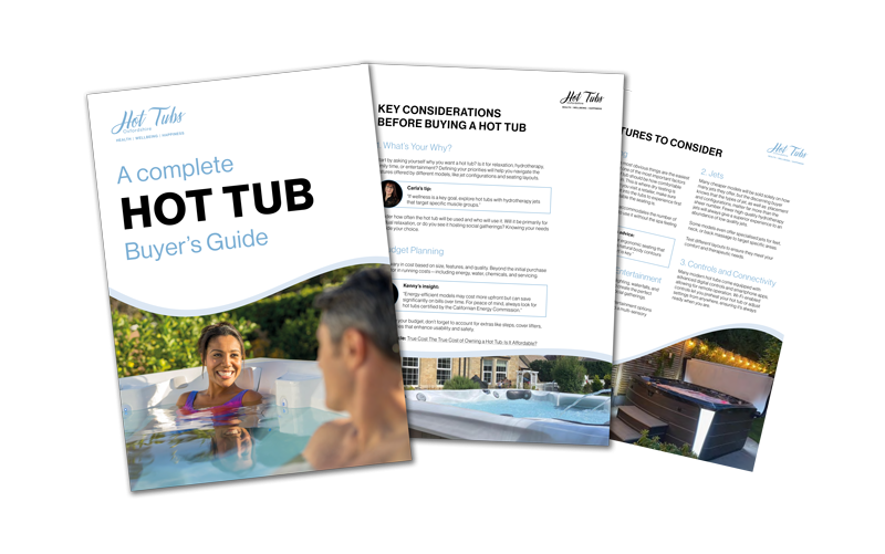 hot tub brochure